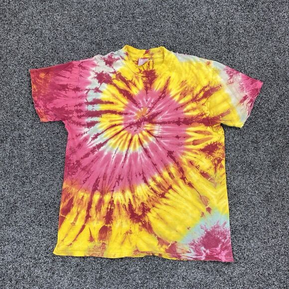 Delta Other - Delta T Shirt Tye Dye Mens Colorful Short Sleeve Distressed Shirt Size Large